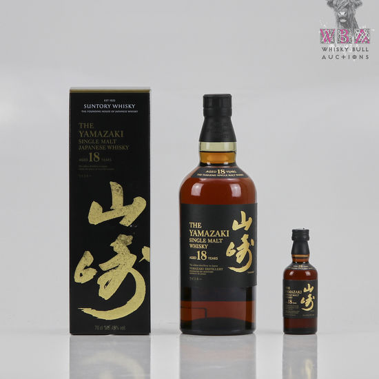 The Yamazaki Single Malt 18 Year old with miniature 70cl Auction