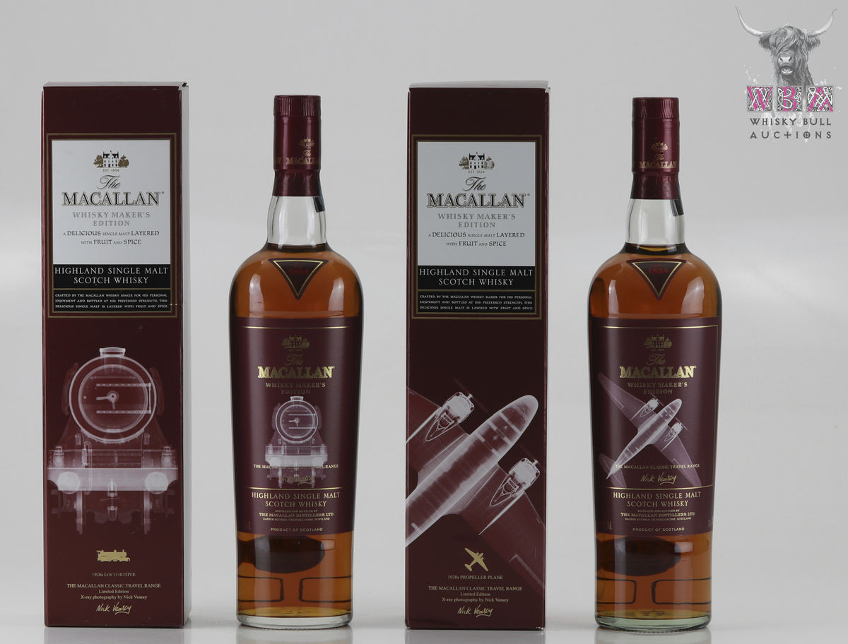 Macallan Whisky Makers Classic Travel Edition x 4 70cl Auction | Whisky Bull